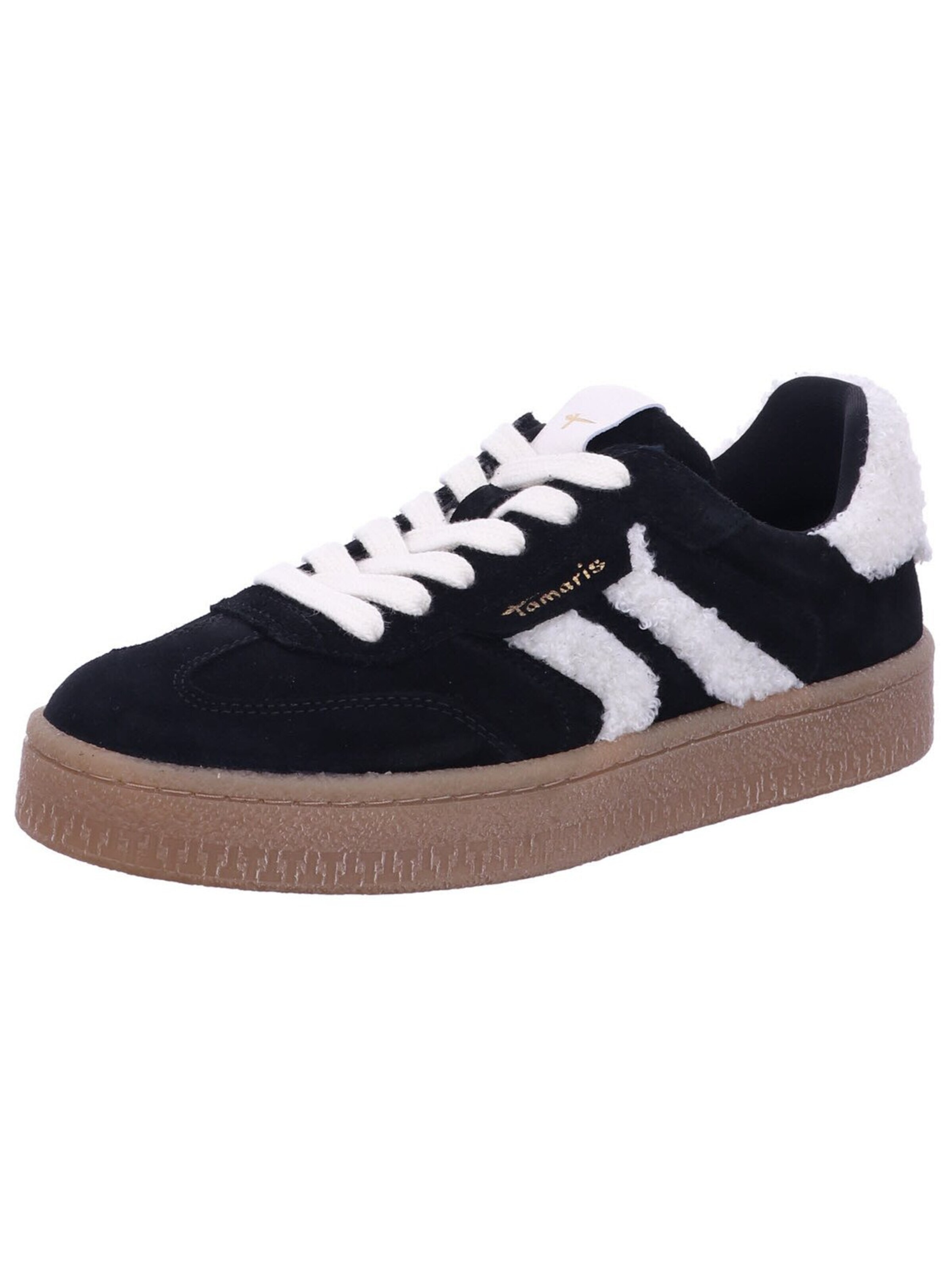 Tamaris Zapatos con cordón 'Sneaker Damen 1-23723-44 083 Echtleder in schwarz' en 37 en negro, Vista del producto