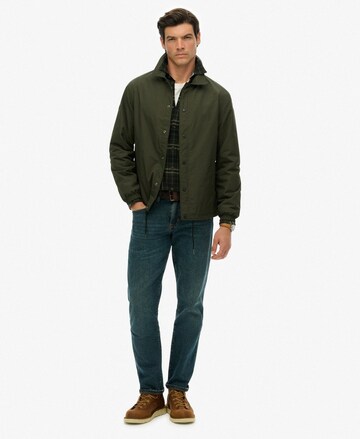 Veste mi-saison Superdry en vert