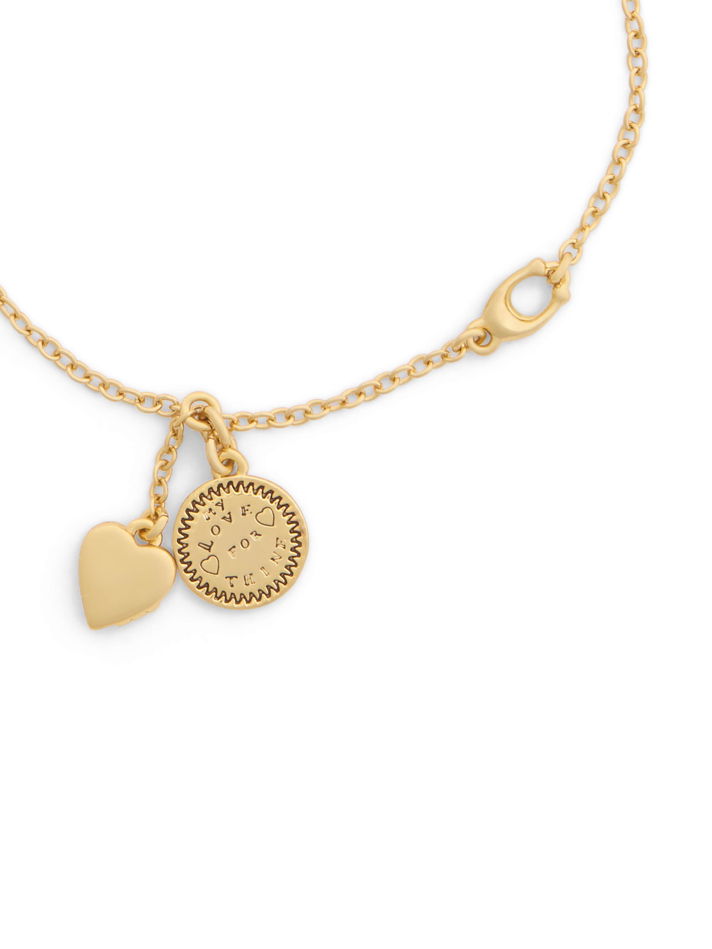 Braccialetto 'Heritage' di COACH in oro
