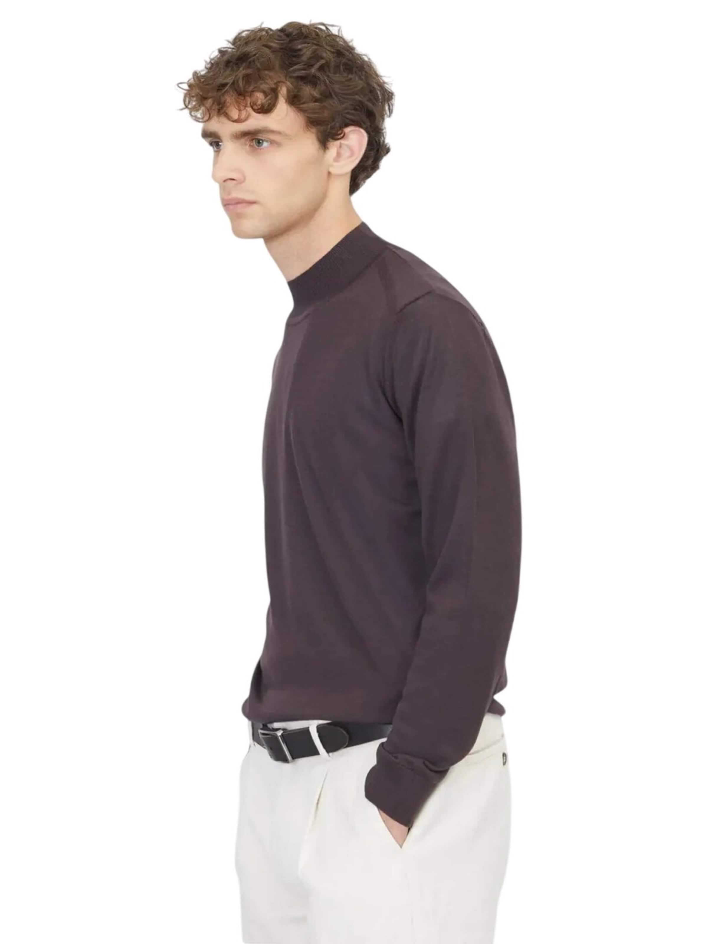 Ramsey Knit Cardigan in Purple