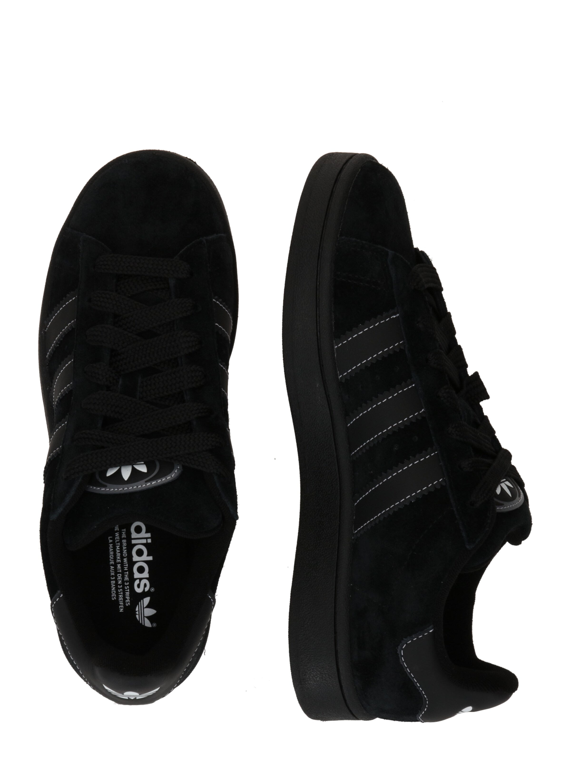 ADIDAS ORIGINALS Madalad ketsid 'Campus 00s', värv must
