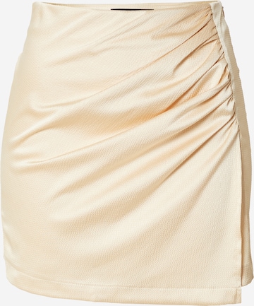 Misspap Skirt in Beige: front