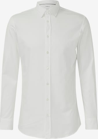 s.Oliver Regular fit Overhemd in Wit: voorkant