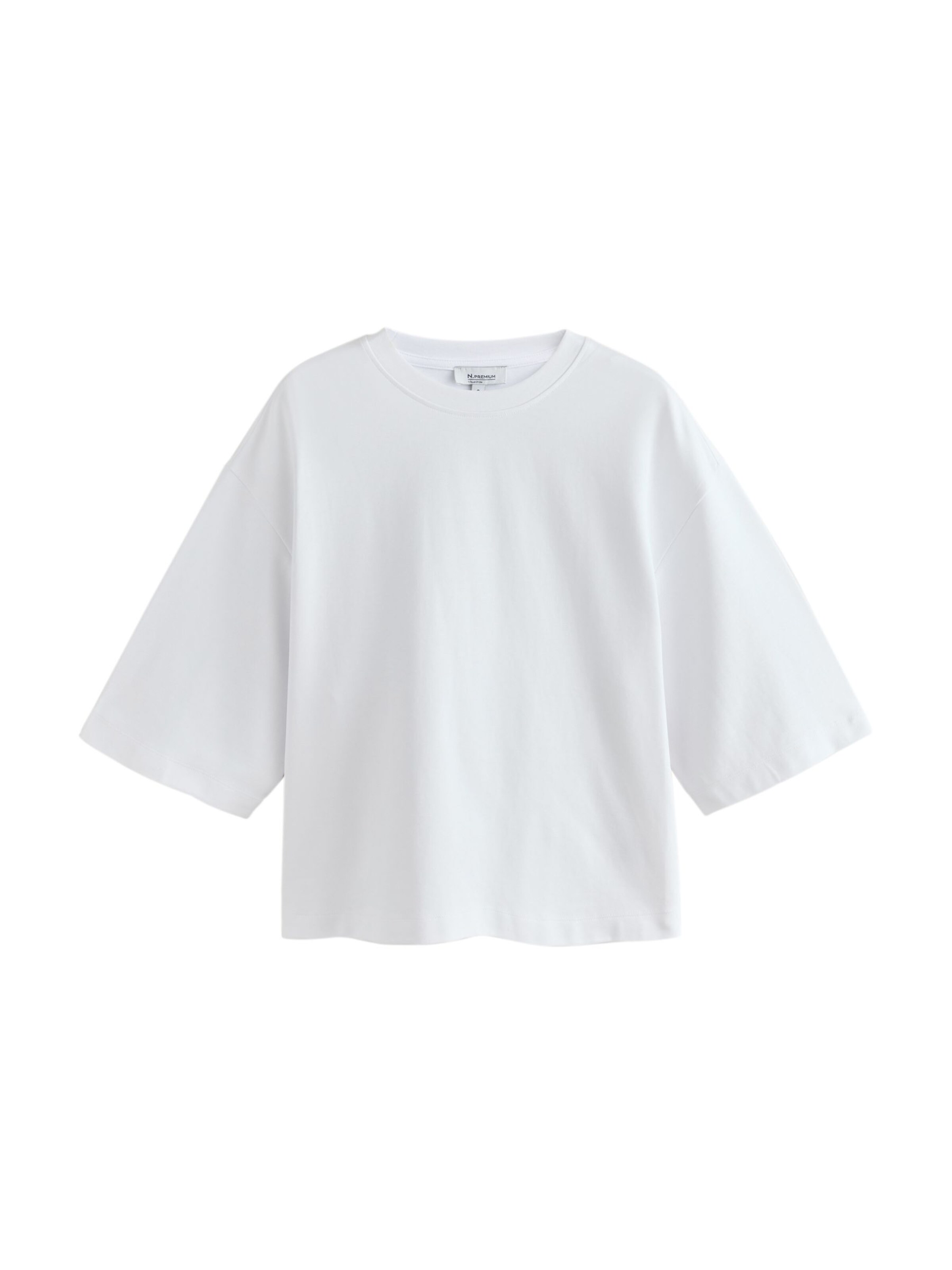 Next - Camiseta 'N. Premium' en blanco: frente