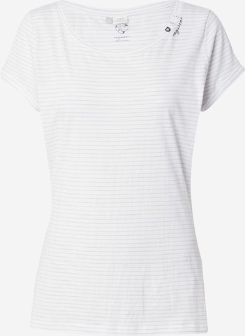 Ragwear Тениска 'FLLORAH' в бяло: отпред