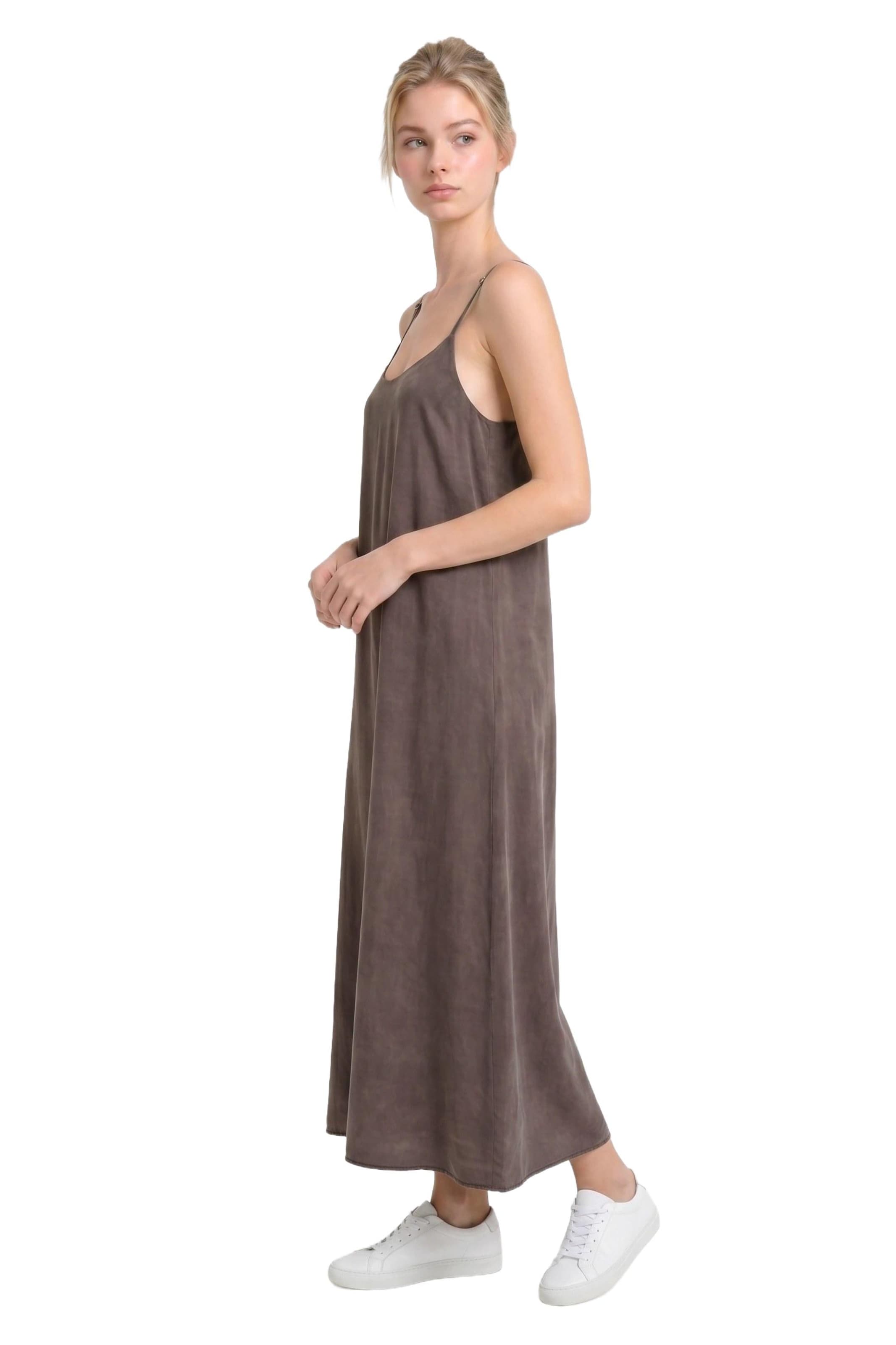 No Matter What Dress in Brown