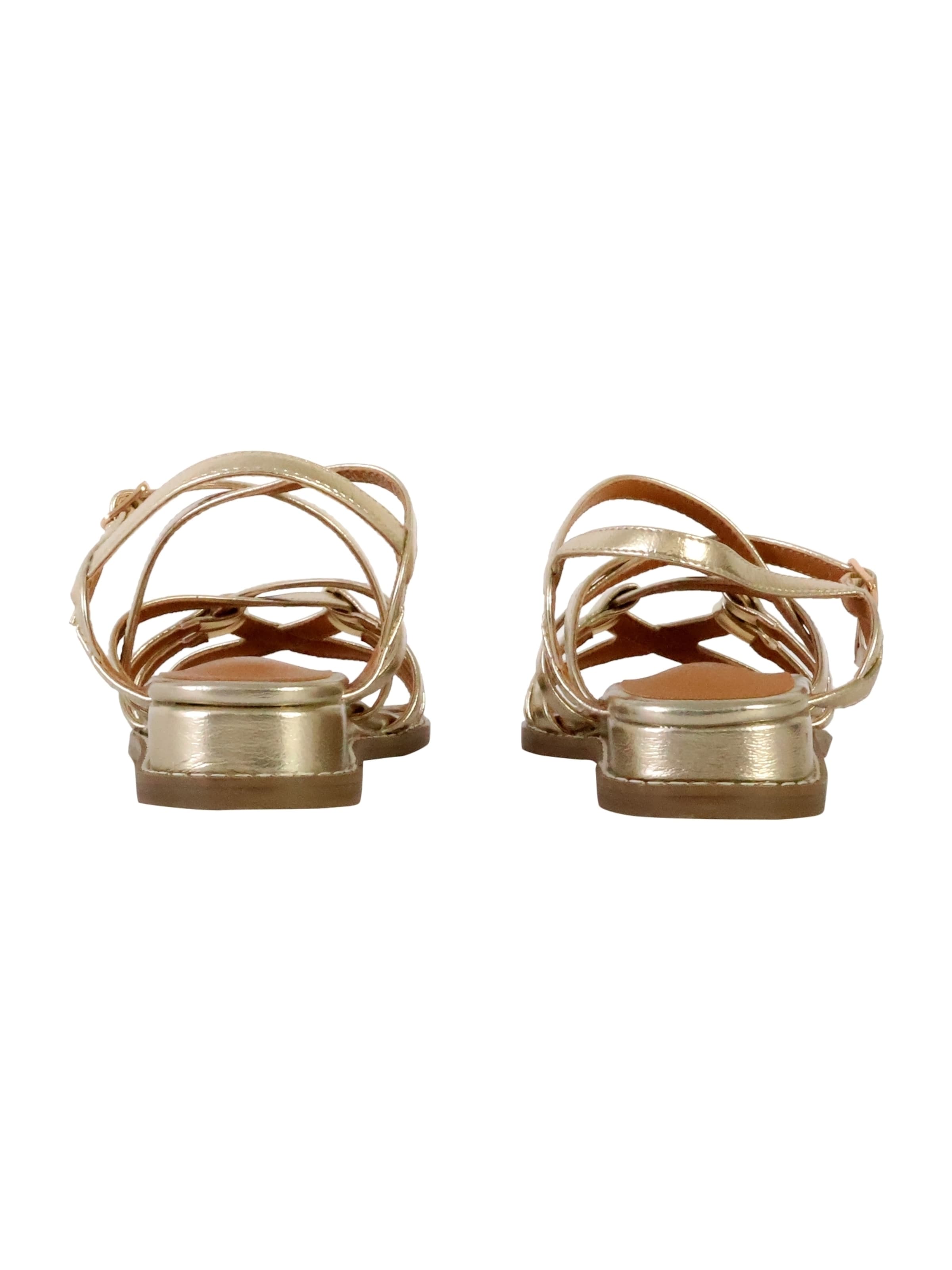 The Divine Factory Sandal in Gold