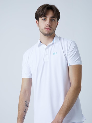 SPORTKIND Performance shirt 'Polo' in White: front