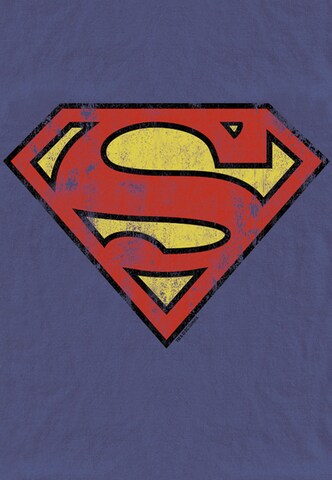 LOGOSHIRT Shirt 'Superman Logo' in Purple
