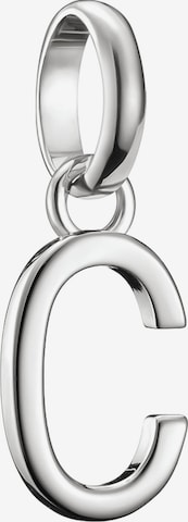 Thomas Sabo Pendant 'Buchstabe C Connect' in Silver: front