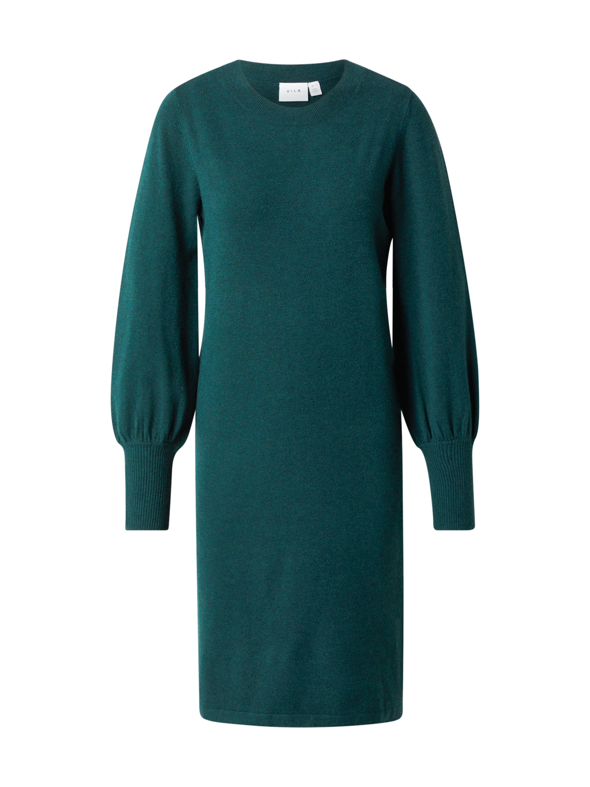 VILA Knitted dress 'VIKERRY' in Green: front