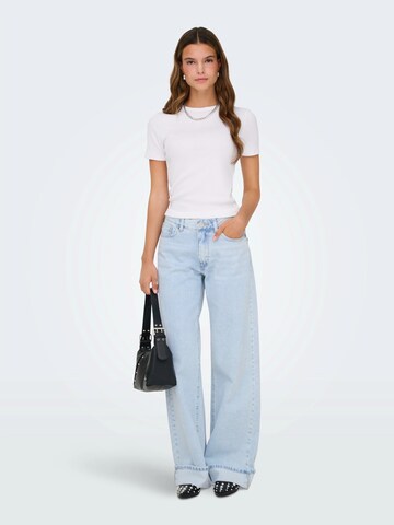 ONLY Wide Leg Jeans 'ONLELLA' in Blau