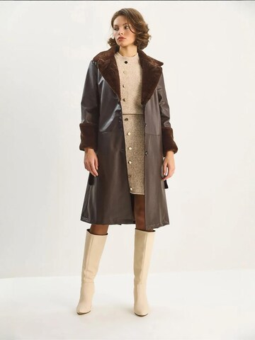 Manteau mi-saison Bianco Lucci en marron