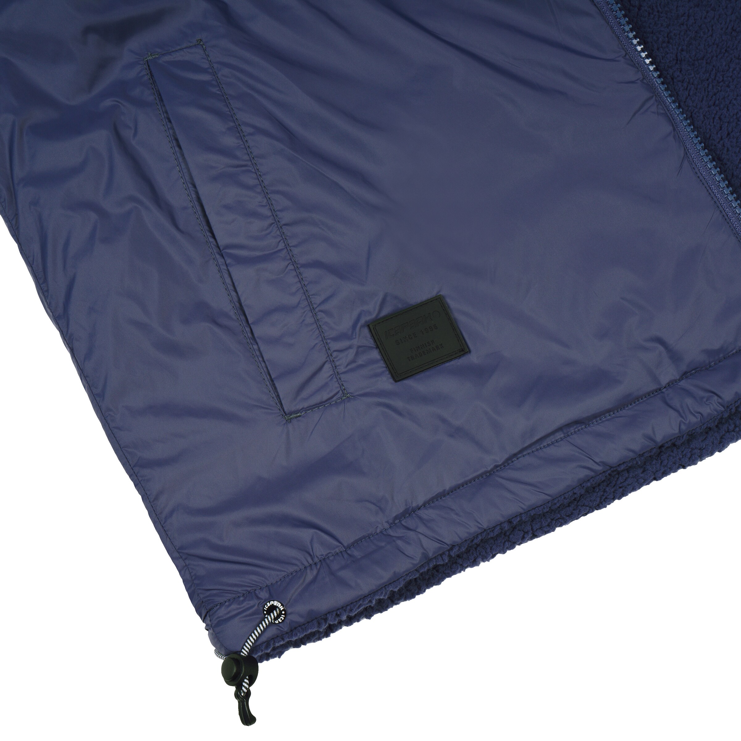 ICEPEAK Athletic Fleece Jacket in Blue