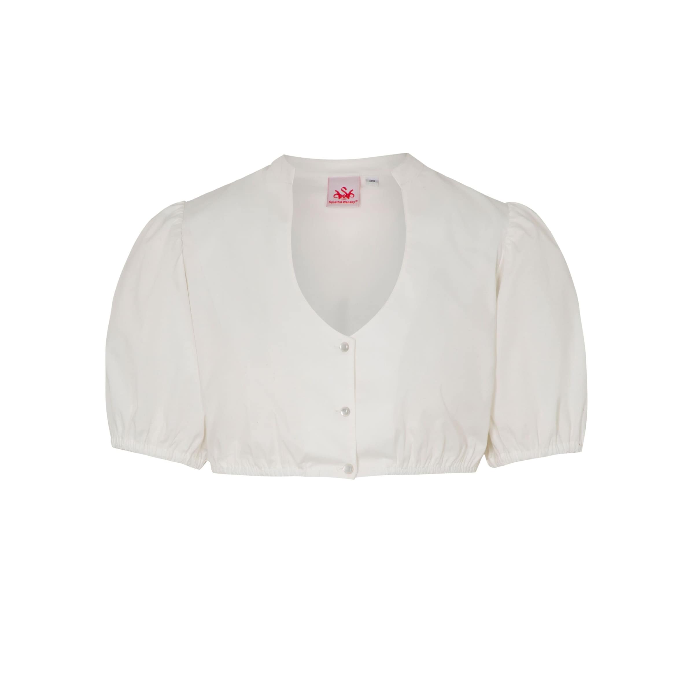 Blouse folklorique 'Essen' SPIETH & WENSKY en beige : devant