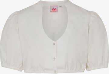 Blouse folklorique 'Essen' SPIETH & WENSKY en beige : devant