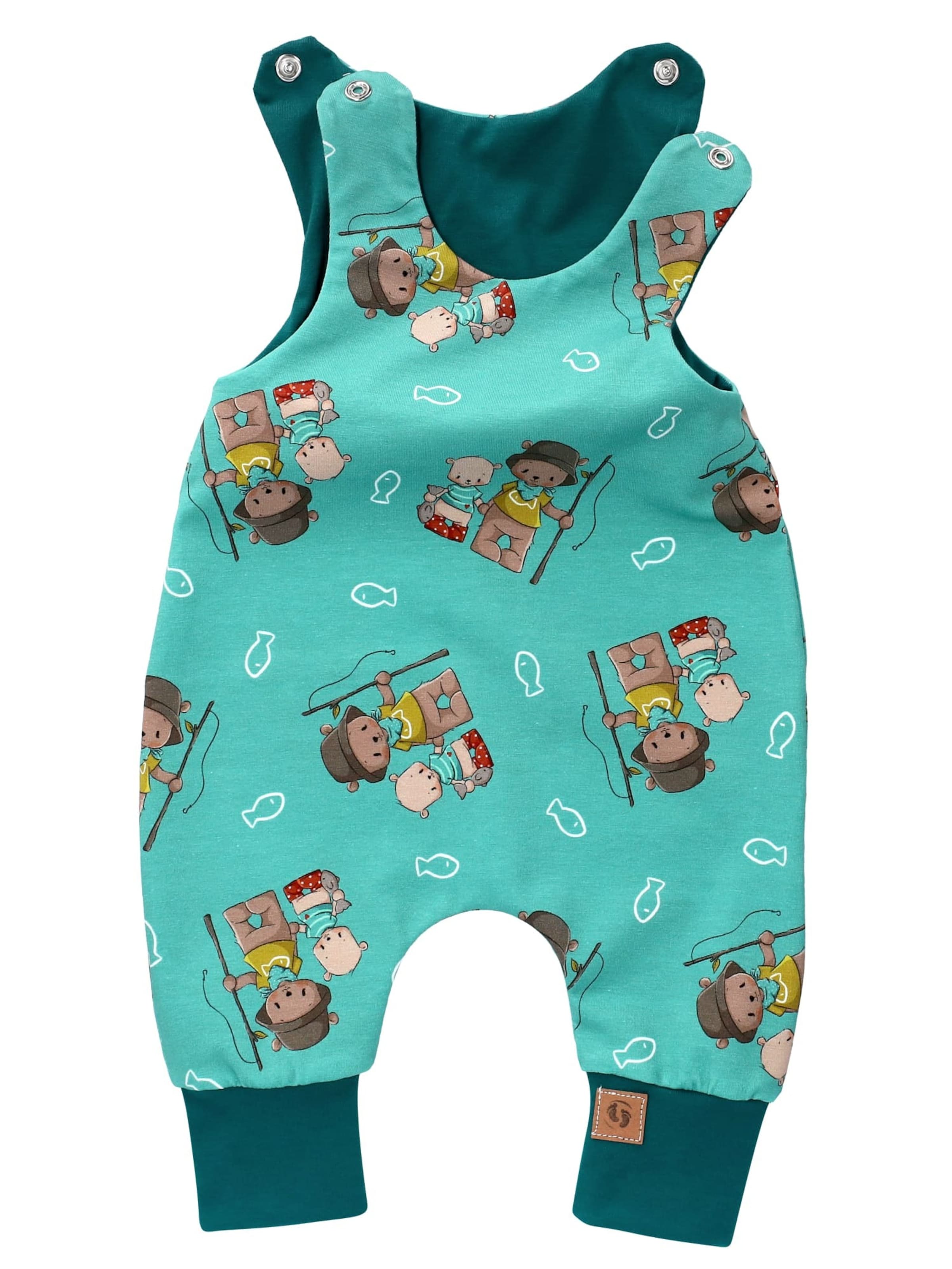 Barboteuse / body Land-Juwelen en vert