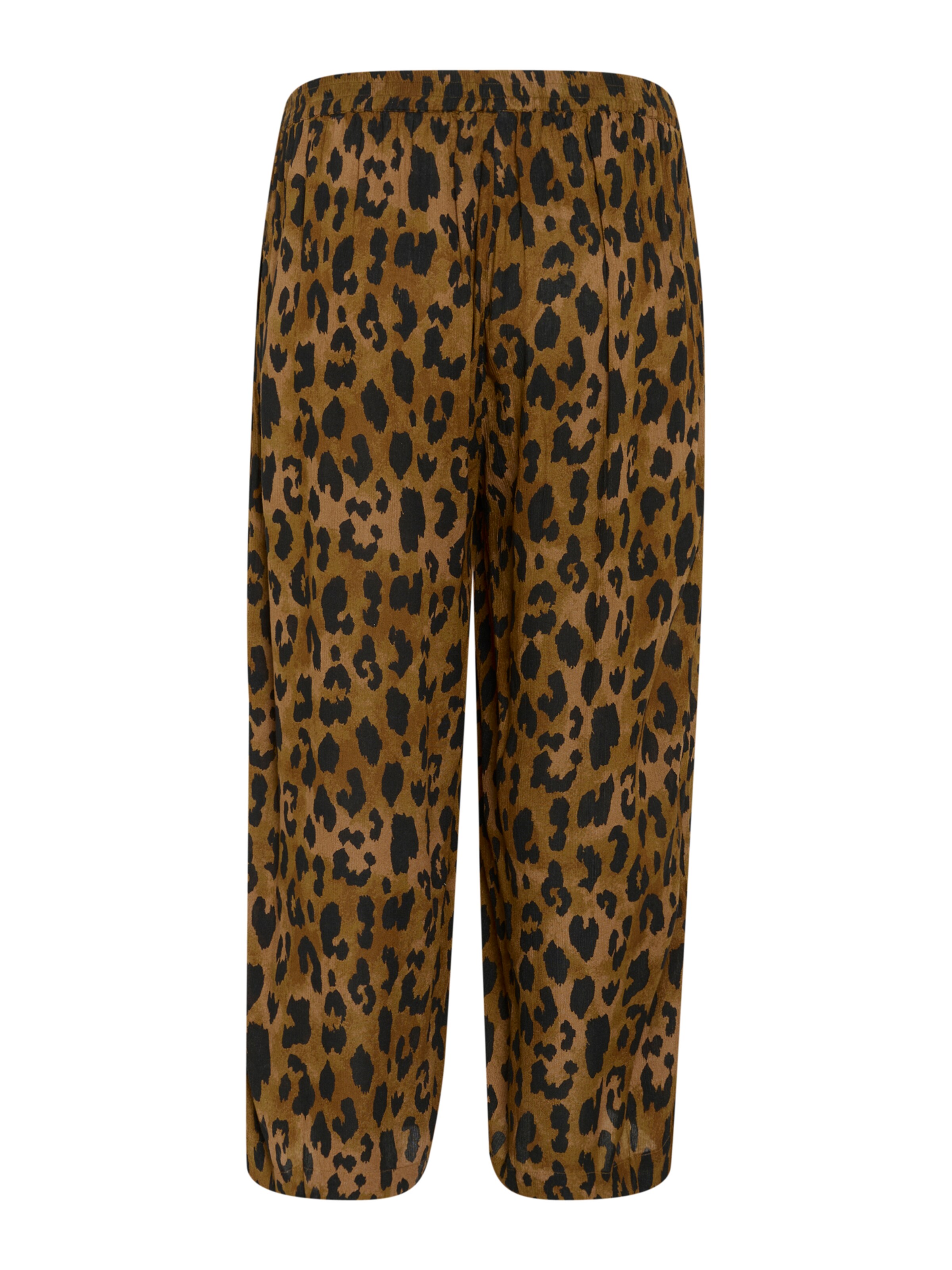 KAFFE CURVE Wide Leg Hose 'Molly Ami' in Schwarz