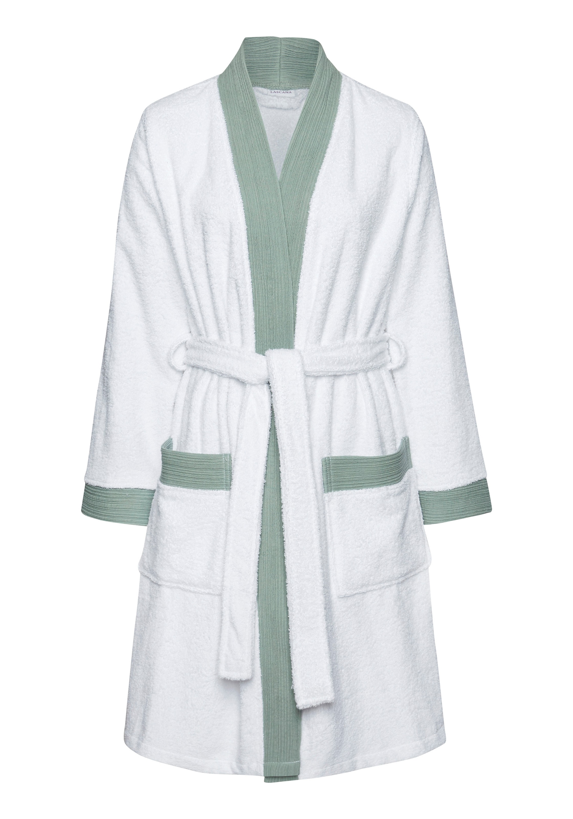 Peignoir court 'Dreams' VIVANCE en blanc : devant