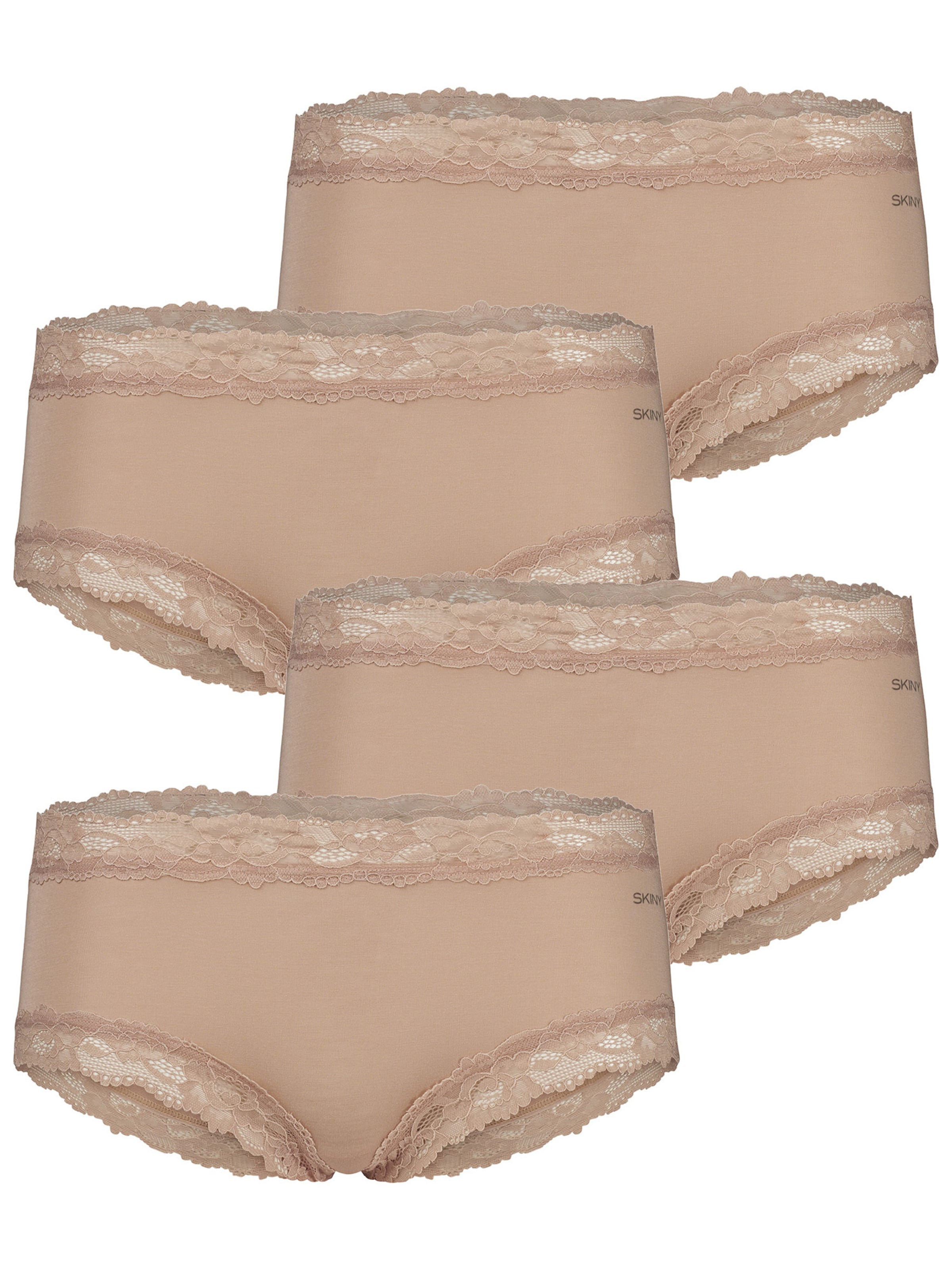 Culotte ' Modal Lace ' Skiny en beige : devant