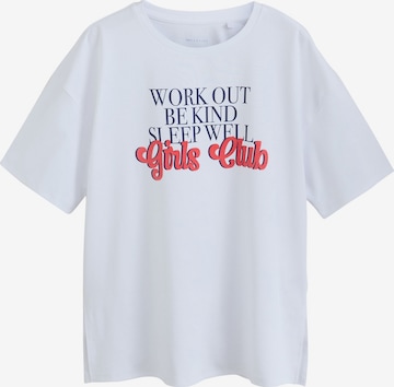 T-shirt Next en blanc : devant