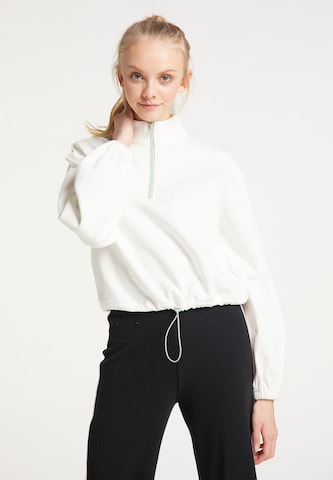 Sweat-shirt myMo ATHLSR en blanc : devant