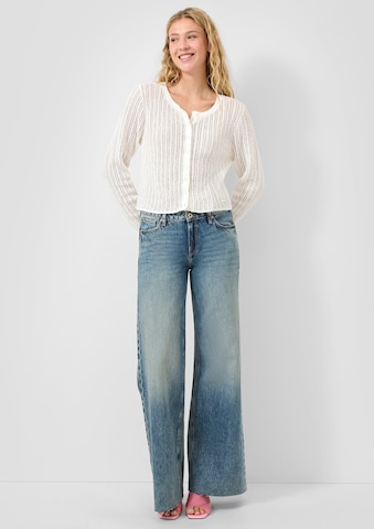 QS Strickjacke in Beige