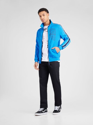 CAMP DAVID Sweatjacke in Blau