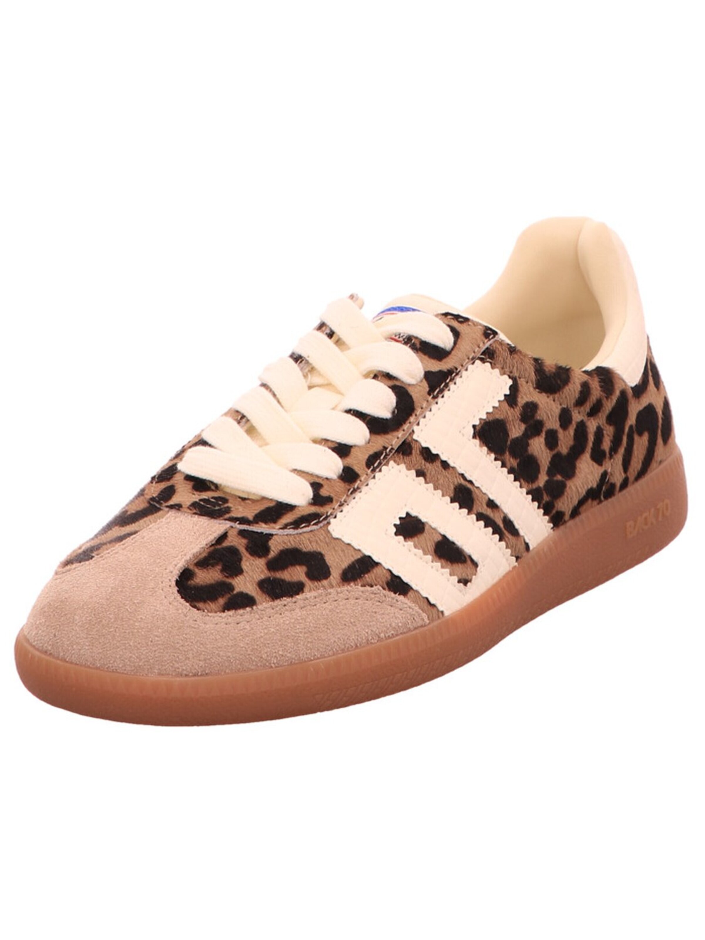 BACK 70 Sneaker low 'Schnürschuh Damen CLOUD P22 Rauleder in braun'‌‌‌‌‌‌ in Braun: Vorderseite