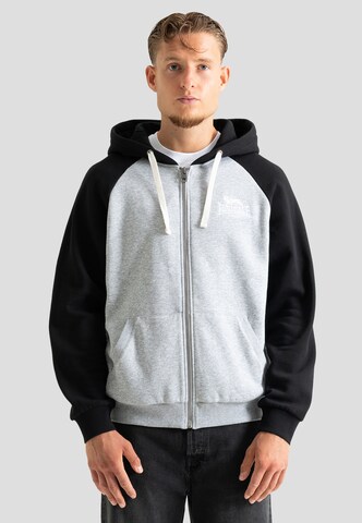 Lonsdale London Bluza rozpinana 'Coulsdon' w kolorze szary: przód