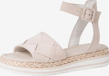 MARCO TOZZI Sandals in Beige: front
