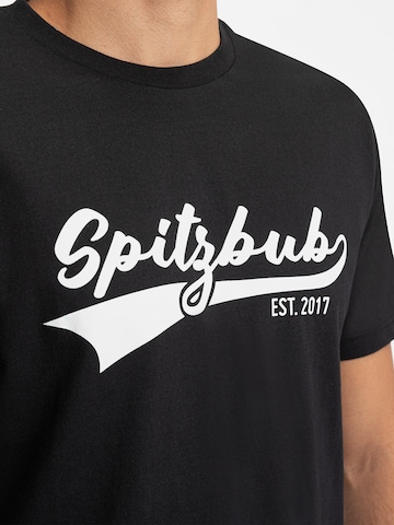 SPITZBUB Shirt 'Ralph ' in Black