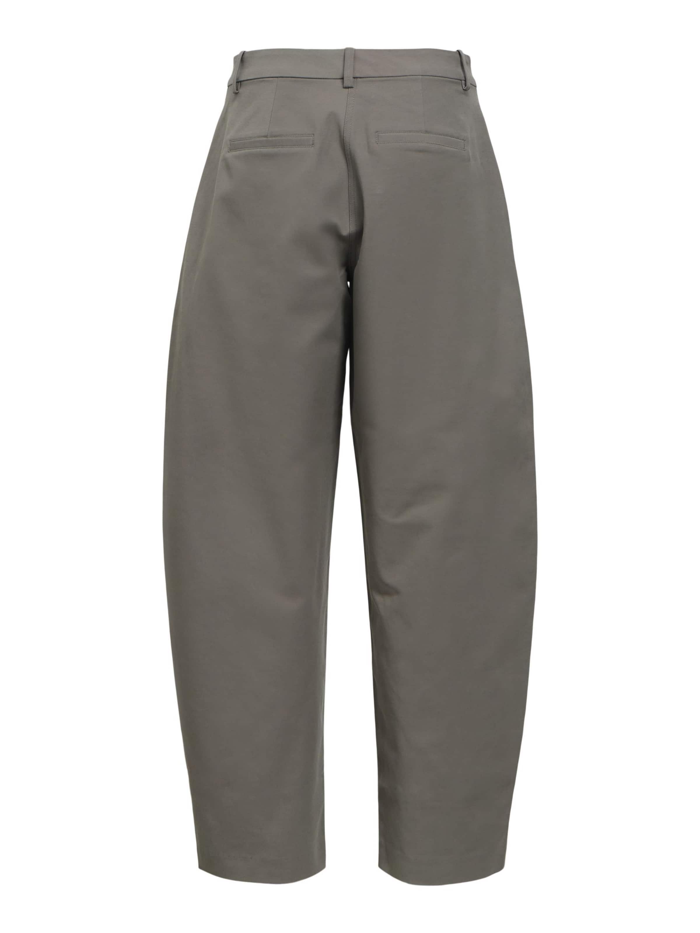 Barrel Pantaloni 'OBJMilly' di OBJECT in grigio