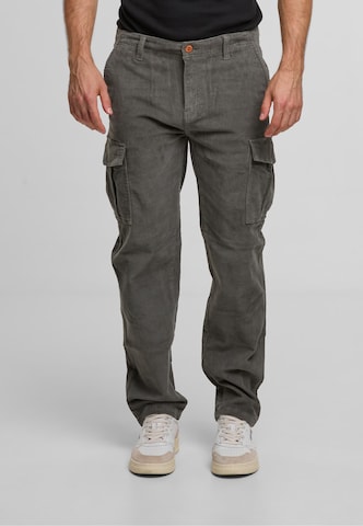 Regular Pantalon INDICODE JEANS en gris : devant