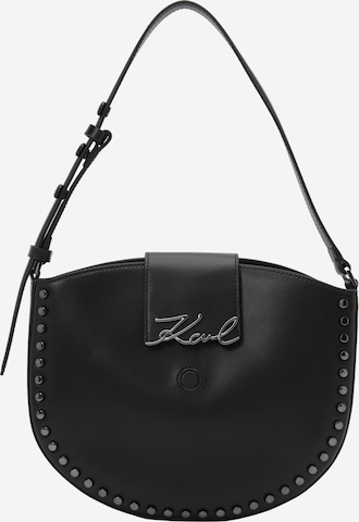 juoda Karl Lagerfeld Rankinė ant peties: priekis