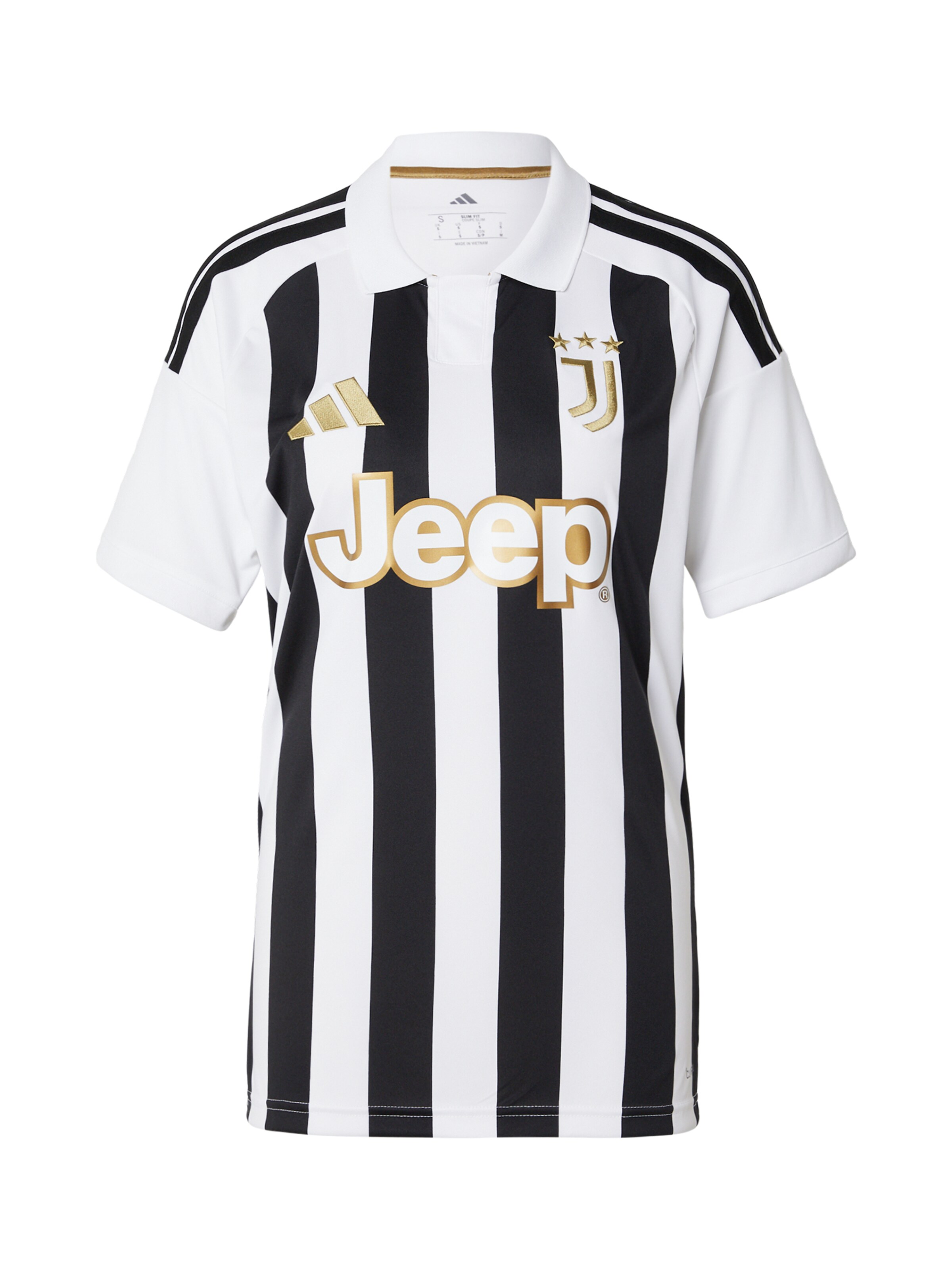ADIDAS PERFORMANCE Функциональная футболка 'JUVE' в размере XXL в Золотой / Черный / Белый, Обзор товара