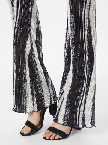 Nasty Gal Flared Trousers in Black