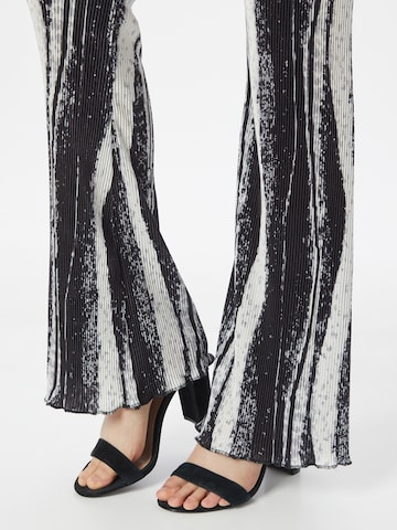 Nasty Gal Flared Trousers in Black