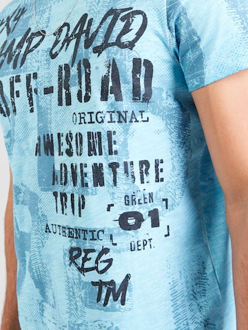 CAMP DAVID T-Shirt in Blau