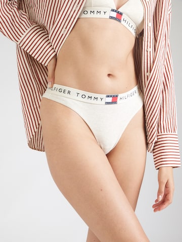 Tommy Hilfiger Underwear String bugyik - bézs: elől