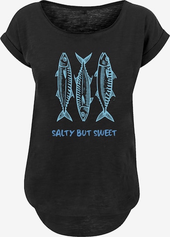 F4NT4STIC T-Shirt 'Salty But Sweet' in Schwarz: Vorderseite