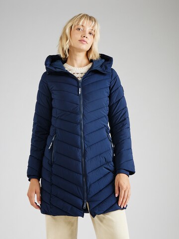 Lake View Winter Coat 'Ellinor' in Blue: front