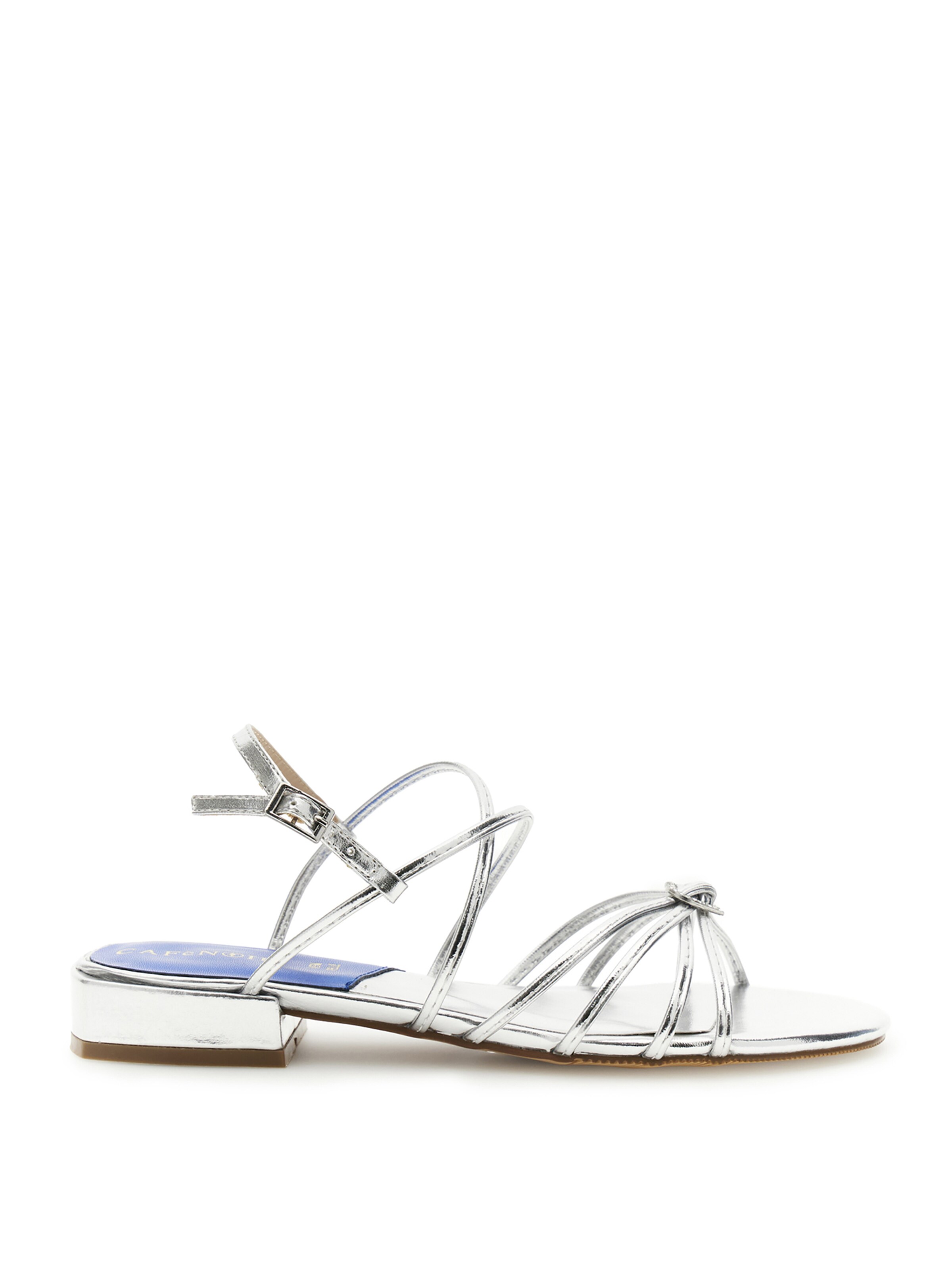 CAFè NOIR Sandaal in Zilver