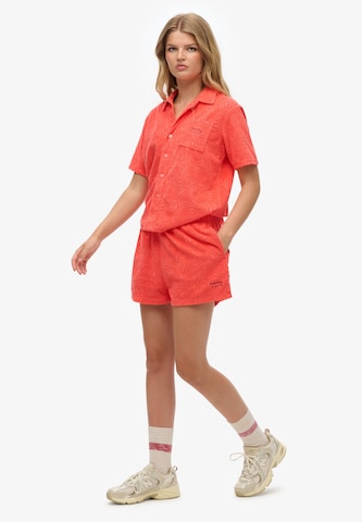 Superdry Regular Broek 'Country Club' in Oranje