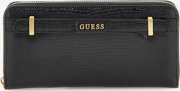 GUESS Wallet 'Sestri' in Black: front