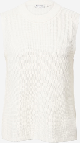 TOM TAILOR DENIM Sweater in White: front