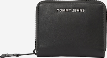 Tommy Jeans Portemonnee in Zwart: voorkant