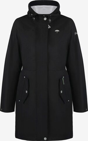 Schmuddelwedda Raincoat in Black: front