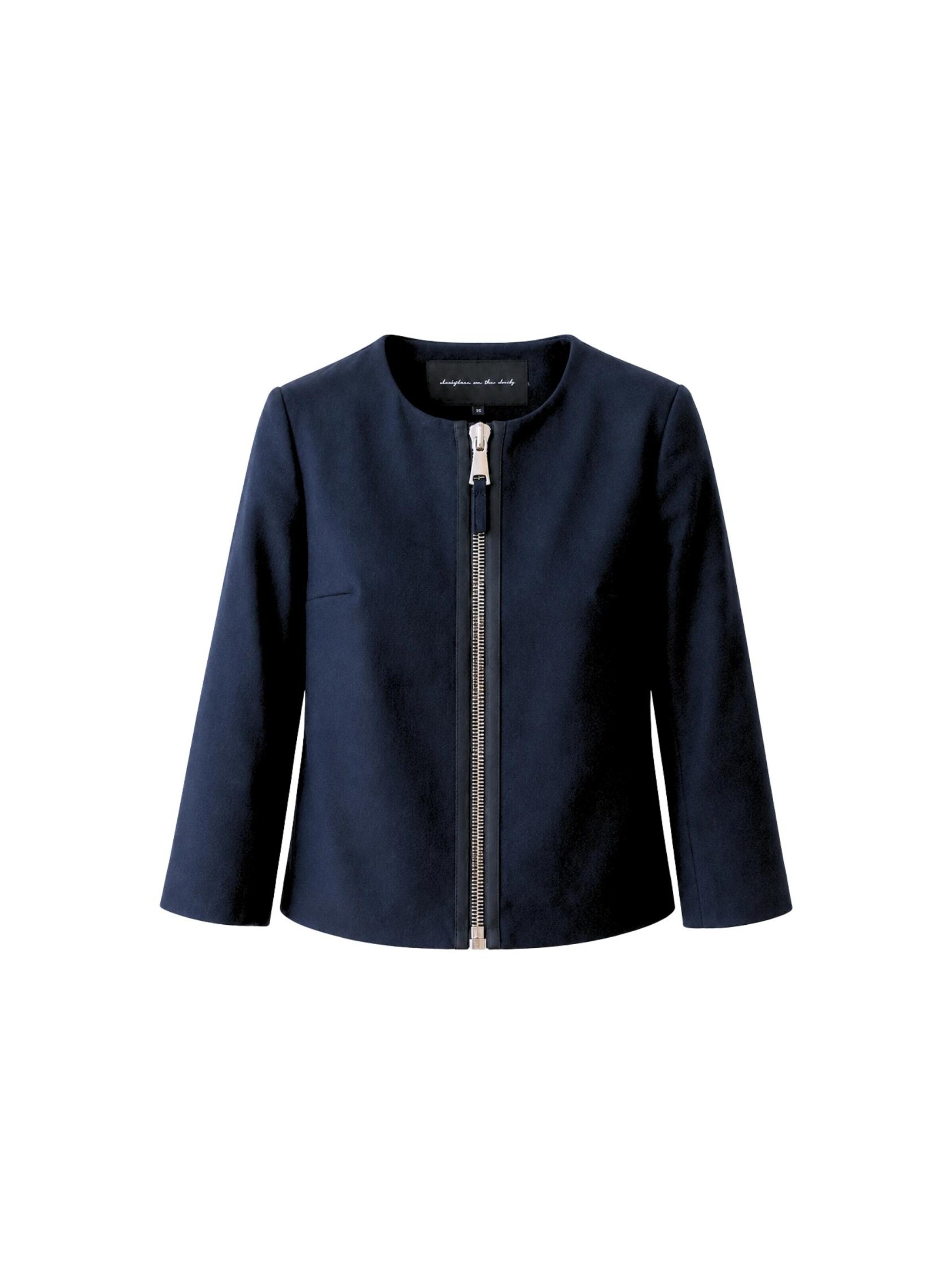 Veste mi-saison 'Mara Jacket' Christine on the clouds en bleu : devant