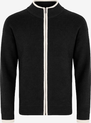 Vantory Strickjacke in Schwarz: Vorderseite